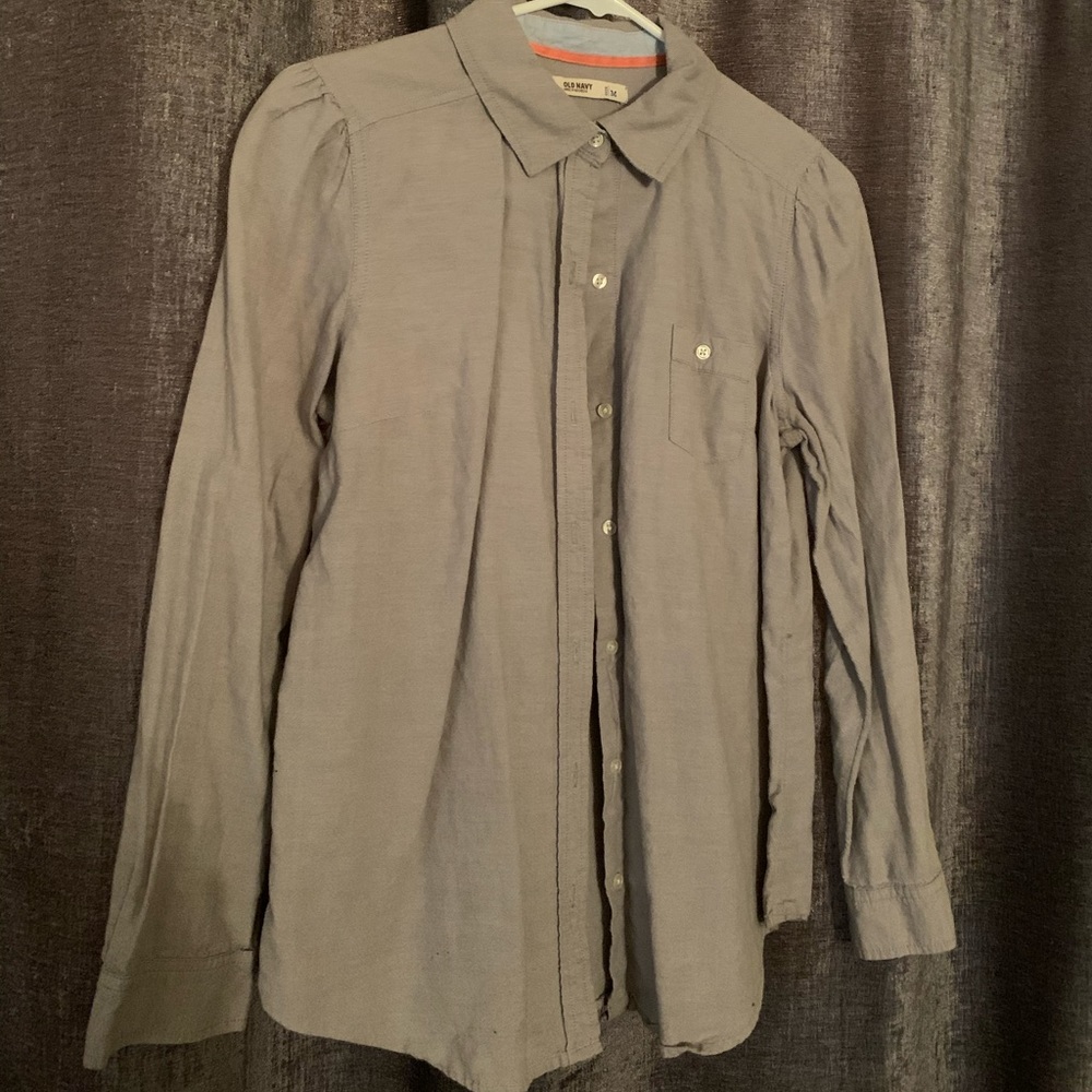 Gray Old Navy button down Medium
